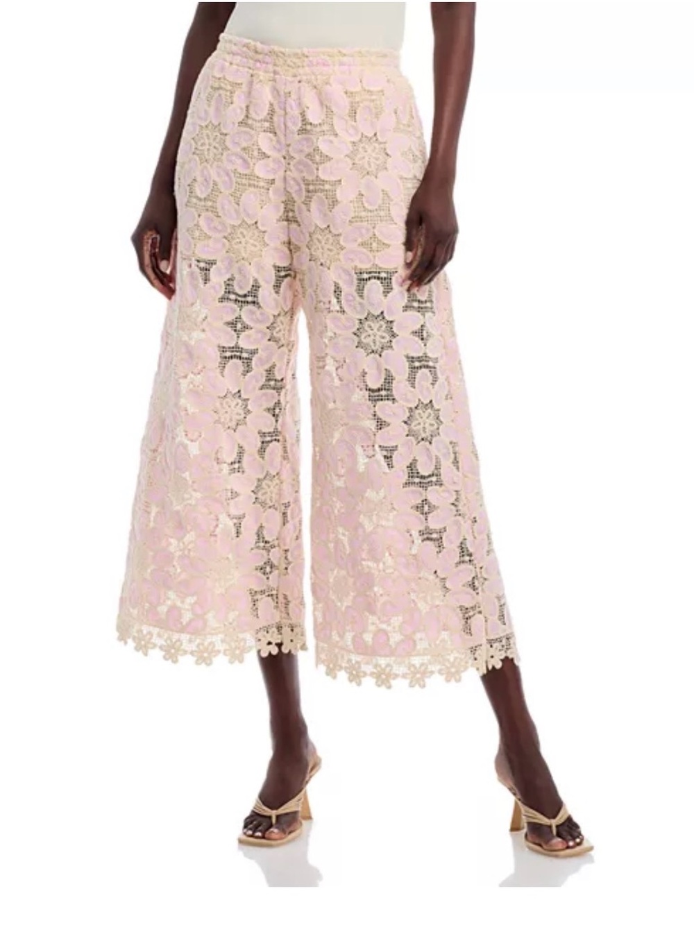 Johnny WAS SIMONE CROPPED PANT NWT $365 size XL sold out